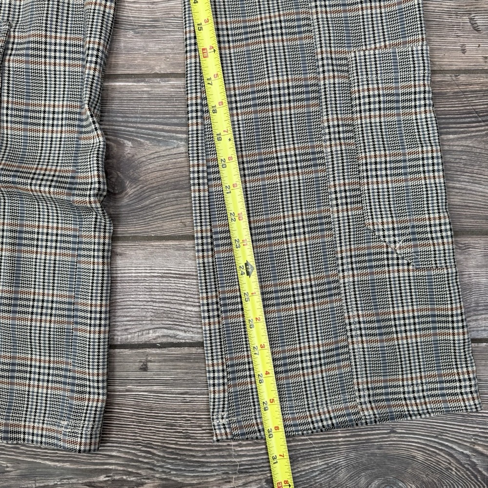 Urban Outfitters Women's Plaid Wide Leg Cargo Pants Brown Y2K‎ Size 6 NWOT - Picture 5 of 8